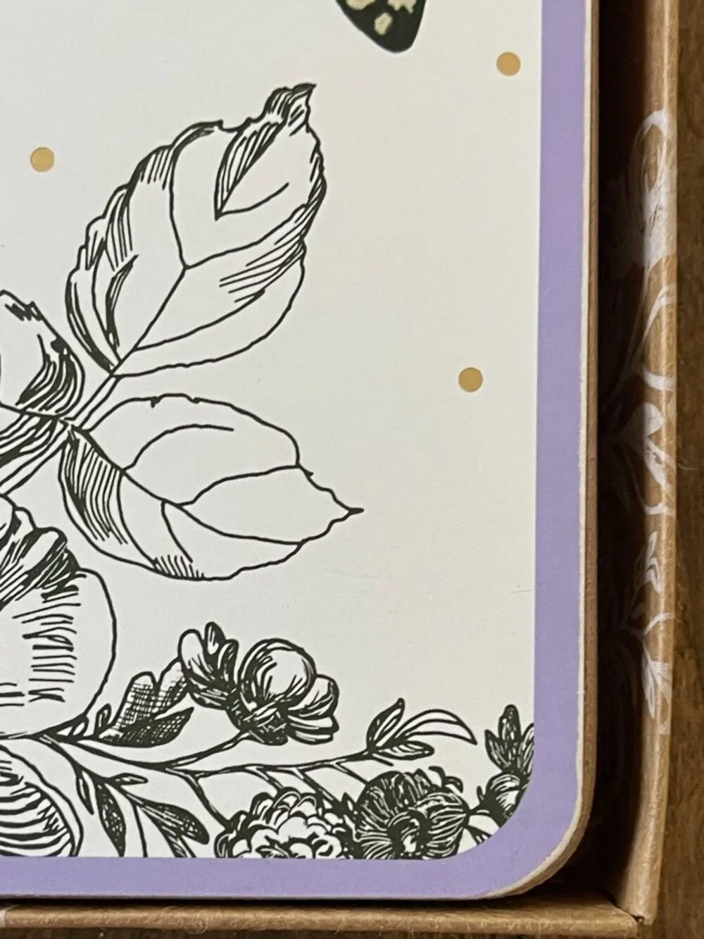 MacKenzie-Childs Butterfly Toile Placemat Set in White, Green, Yellow, Purple